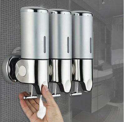 Dispensador de jabón de pared para inodoro de hotel