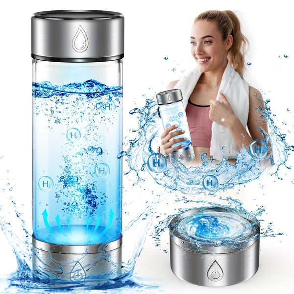 Hydrogen Water Bottle Generator, 3 Minutes Rapid Electrolysis With SPE PEM Technology, Portable Hydrogen Water Machine, Hydrogen Water Machine Suitable For Home, Office And Travel For Daily Hydration Needs