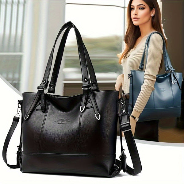 Trendy Briefcase Crossbody Bag for Daily Commute and Hanging Out, Fashionable Handbag for Books and Documents