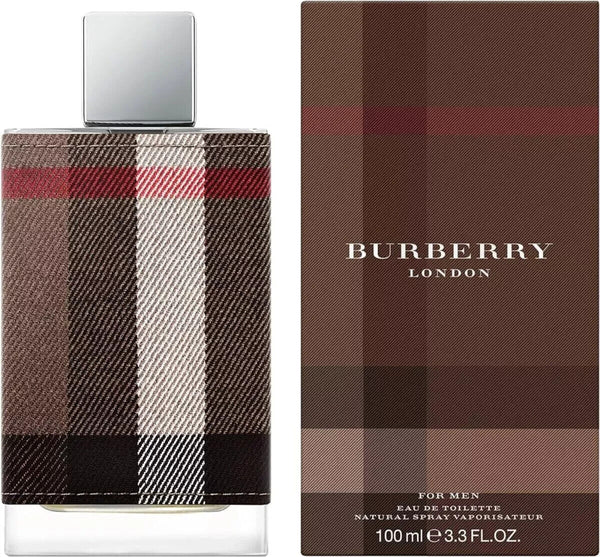 Burberry London Fabric by Burberry EDT Cologne for Men 3.3 / 3.4 oz New In Box