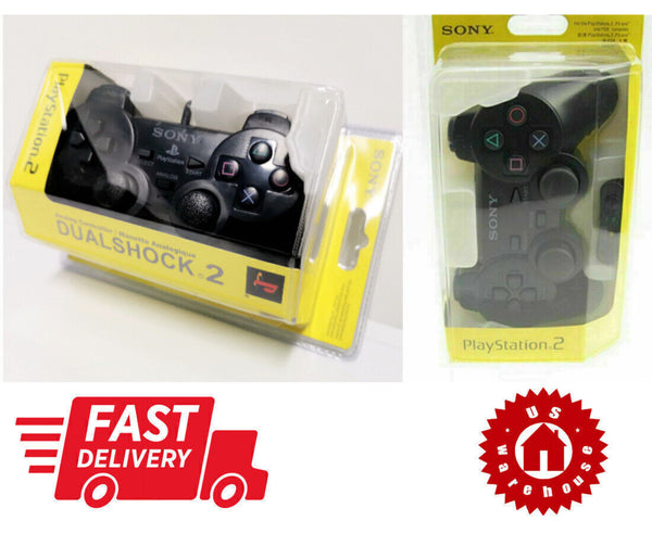 For Sony PlayStation PS2 PS1 Wirel / Wiredless Controller Dual Vibration Gamepad