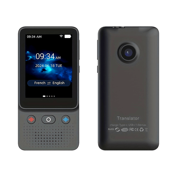 Language Translation Device No WiFi Required, 138 Languages Real Time Portable Voice Translation with HD Touch Screen Photo/Offline Translation, Photo Translation Suitable for Study Travel Business Student Gift