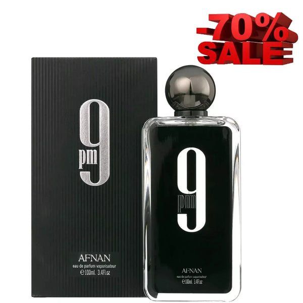 9 Pm by Afnan 3.4 Oz EDP Cologne for Men New in Box-Free SHIPPING