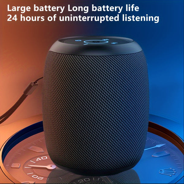 KING LUCKY Wireless Speaker Wireless 5.2, Portable Speaker 360 HD Surround Sound Stereo Suitable For Travel, Swimming Pool, And Outdoor Shower Speakers