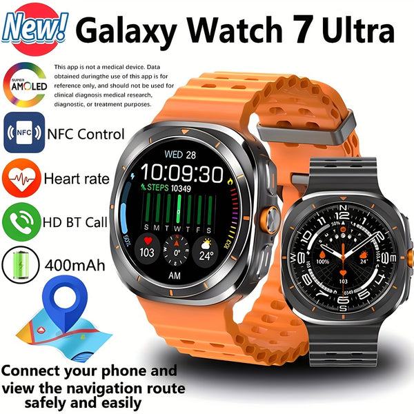 2024 Latest Smart Watch Screen 1.43-inch Wireless 5.4 Wireless Call Music, WeChat, Raise Hand to Light Screen, Experience Games, Map Navigation, Short Video Control, Compass Men'S and Women'S Sports Smart Watch