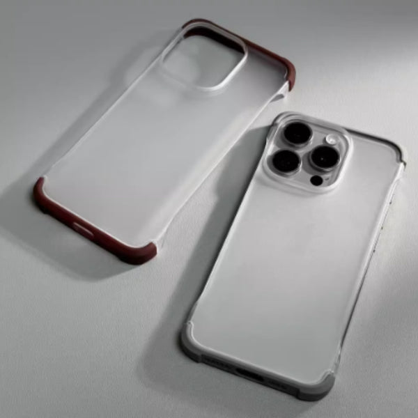 Funda para teléfono sin bordes esmerilada