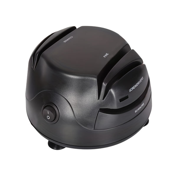 45W 2-Stage 3-in-1 Electric Knife Sharpener with Retractable Cord, Great for Knives, Scissors, Screwdrivers