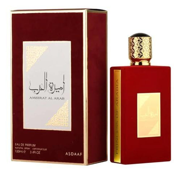 Asdaaf Ameerat Al Arab by Lattafa 3.4 Oz EDP Parfum Cologne Unisex New in Box