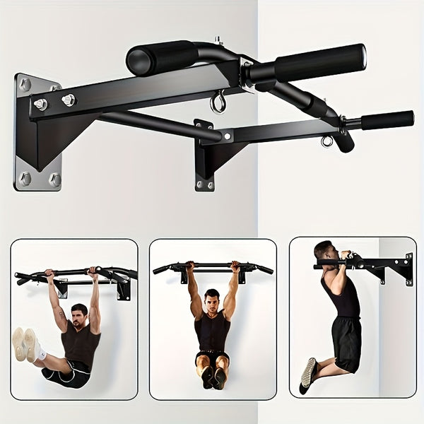 Wall-mounted Pull-up, Wall Aisle Drilling Installation, Home Indoor Upside Down Double Lever Ring Pull Rope, Home Fitness Equipment, Spine Stretching, Cross Bar Small Model