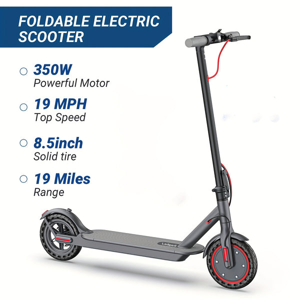 LADPED Electric Scooter LP80, 350W 36V 50/60HZ, Long Range High Speed Electric Scooter For Teens And Adults, Foldable And Height Adjustable, Designed For Beginners, As Christmas Thanksgiving Halloween Gifts