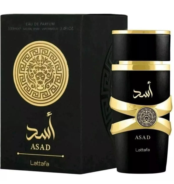 Asad by Lattafa perfume for unisex EDP 3.3 / 3.4 oz Cologne New in Box