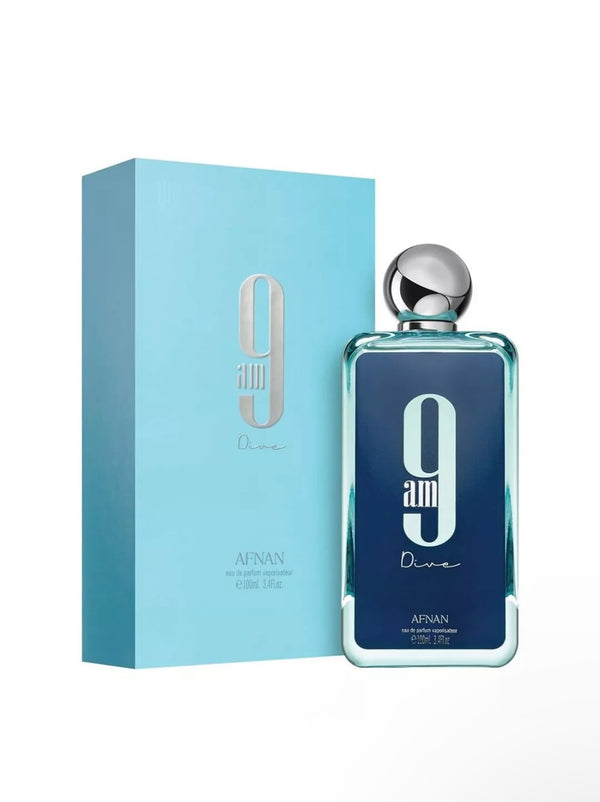 AFNAN 9AM DIVE EAU DE PARFUM SPRAY UNISEX 3.4 Oz / 100 ml BRAND NEW