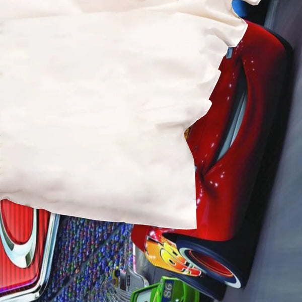 Disney Cars Lightning McQueen Single Bed Sheets Set  Complete Case Single Linen Quilt Cover