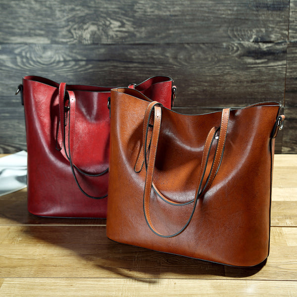 Bolsos grandes de hombro con capacidad para mujer Bolso de mano sencillo y versátil para mujer