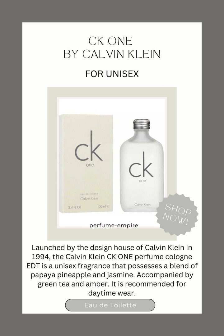 Ck One by Calvin Klein Cologne Perfume Unisex 3.4 Oz 3.3 EDT New in Box