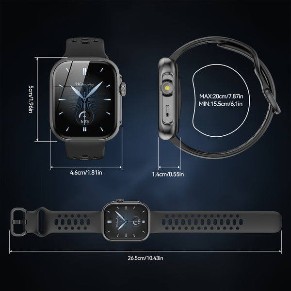 GPS, Alexa Built-in Smart Watch, GPS Smart Watch For Men Women, GPS Smart Watch For Men, 1.85" HD Fitness Tracker Smartwatch With Answer/Make Call, Sport Watch Sleep Monitor, Outdoor Watch With GPS, Smart Watch For Men Women