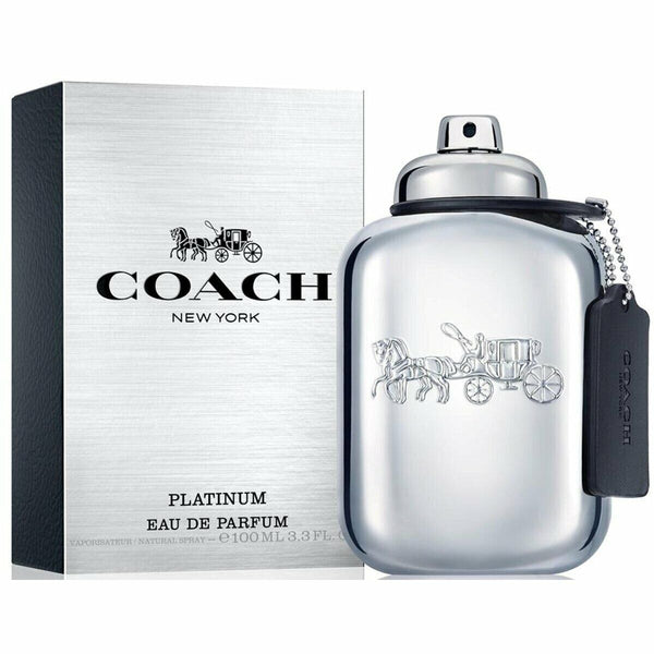 COACH NEW YORK PLATINUM by Coach Cologne for Men EDP 3.3 / 3.4 Oz New in Box
