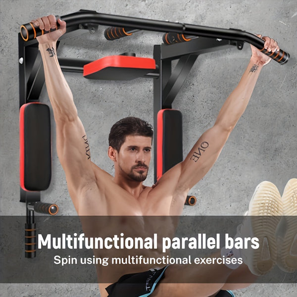 Multi-functional Wall-mounted Pull-up, Indoor Wall Horizontal Bar For Home Home Drilling Fixed, Sandbag Rack Wall Fitness Equipment, Wall Horizontal Bar Black
