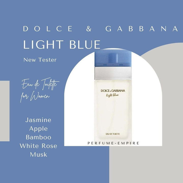 Light Blue by Dolce & Gabbana for Women EDT 3.3 / 3.4 Oz New Tester