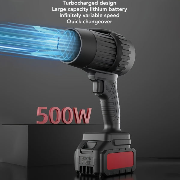 High-power Hand-held Wireless Lithium Electric Dejiang Force Fan Blowing Dust Industrial Blower Turbo-dryer for Washing Water