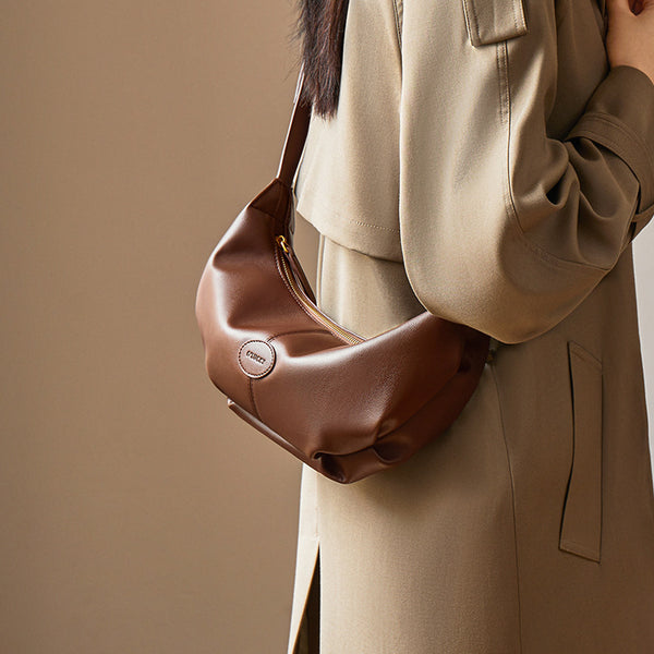 Bolso bandolera de un solo hombro Croissant de otoño e invierno avanzado