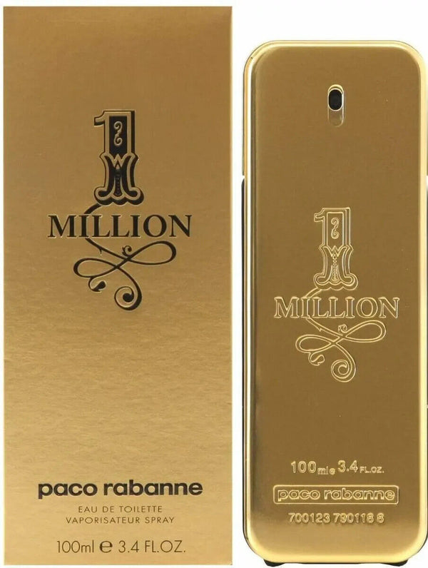 1 One Million by Paco Rabanne Men 3.4 Oz EDT 3.3 NEW in BOX