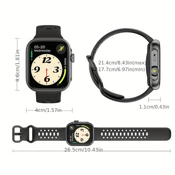 GPS Smart Watch, GPS Smart Watch For Men Women [GPS, Alexa Built-in], 24/7 Stress Monitor, Sleep & Fitness Tracker, Wireless Call, 100+ Sports Modes, Smart Watches For Android IOS (white)