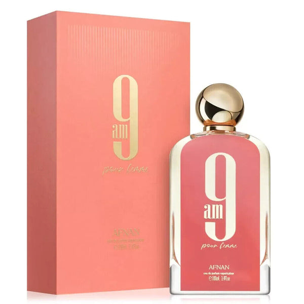 9 AM Pour Femme by Afnan Perfume EDP 3.3 / 3.4 Oz New in Box