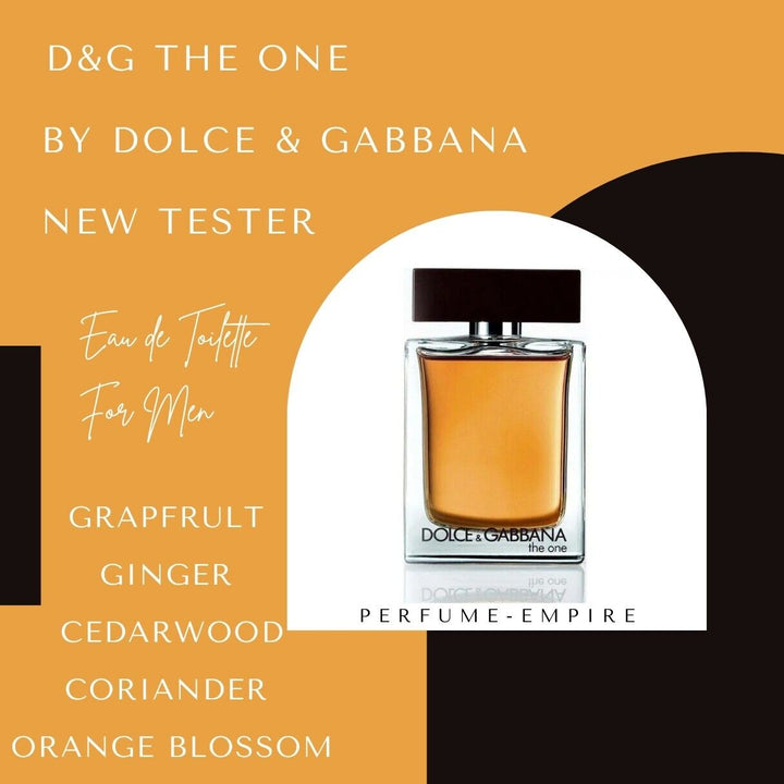 THE ONE Dolce & Gabbana D & G Cologne Men 3.3 / 3.4 Oz BRAND NEW Tester