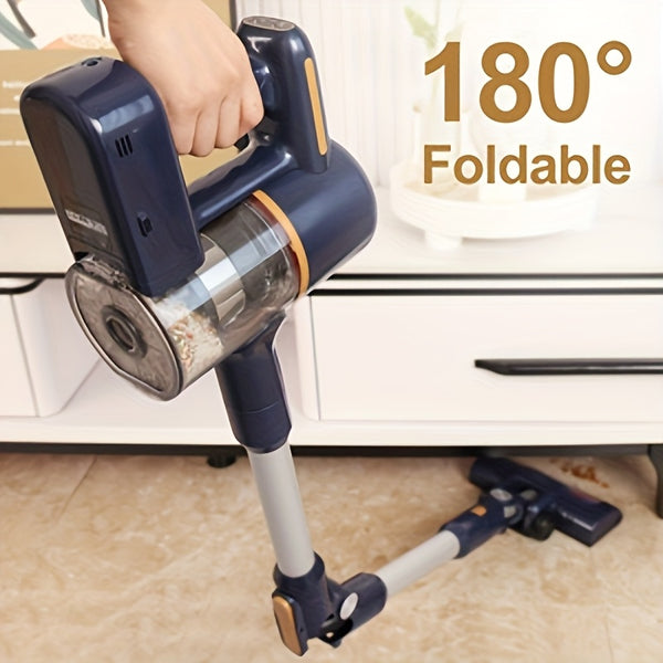 POWEART Cordless Vacuum Cleaner N7S/N7P - High Power, Long Standby, 6-in-1 Multifunctional Lightweight Silent Rechargeable Home Pet Hair Vacuum with Powerful LED Floor Brush