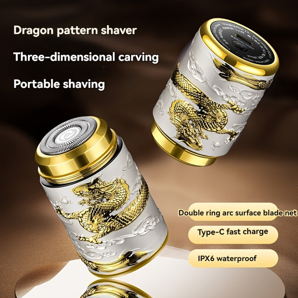 Mini electric Razor for Men, Electric Razor for Men, Aluminum foil razor, rechargeable waterproof razor for face/beard/head shaving