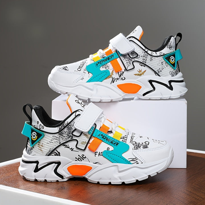 Trendy Chunky Shoes Comfy Non Slip Boys Trendy Chunky Shoes  Casual Soft Sole Casual Sneakers For Outdoor Activities