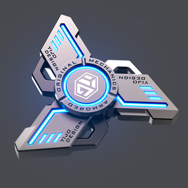 Antistress Luminous Fidget Spinners Alloy Metal Hand Spinner Mute Bearing R188 Noctilucent Gyro Stress Relief Toys Halloween Christmas Gifts