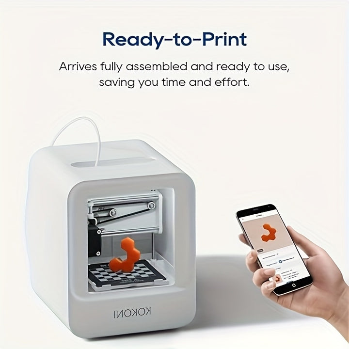 KOKONI EC1 3D Printer Auto Leveling Removable Magnetic Print Bed For PLA High Precision Printing 04mm Nozzle DIY FDM Mini Compact 3D Printer