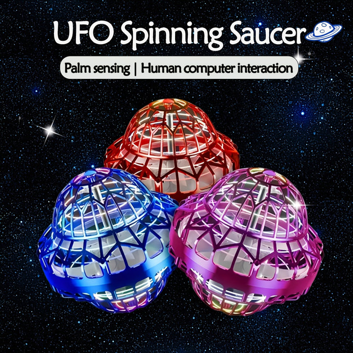 Hand Controlled UFO Boomerang Flying Ball Toy  Hand Controlled Smart Induction Flying Ball  Outdoor Rotating Hover Mini Drone  Creative Gift For Kids  Christmas Birthday New Year