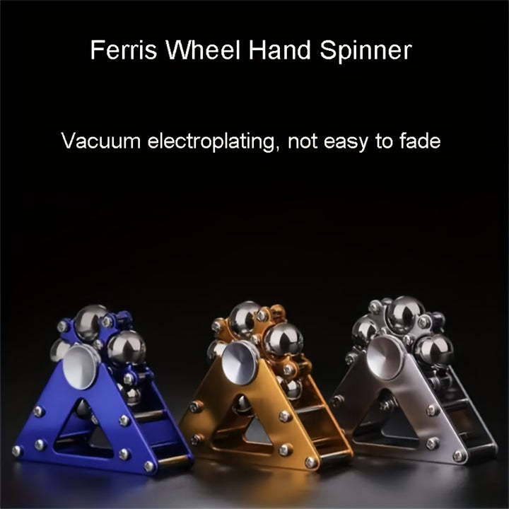 Observation Wheel Windmill Metal EDC Finger Gyroscope Office Relax Toy Desktop Ornament Finger Gyroscope Creative Toy