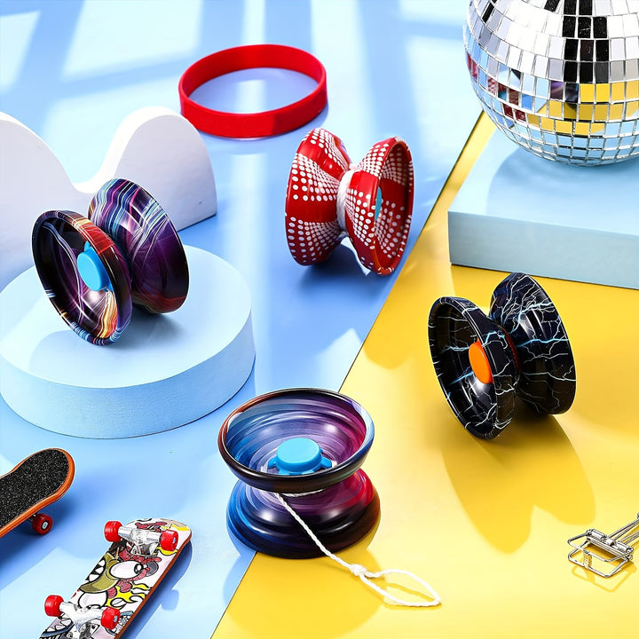 HighSpeed Metal Yoyo 1pc HighSpeed Metal Yoyo  Durable Iron Construction Detachable Rotating Rope Dazzling Speed  LongLasting Performance  Available in Purple Red Green Black  Perfect for Beginners DIY Spinning Toy Sleek Metallic Finish S