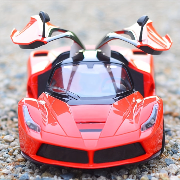 Electric RC Car with Remote Control DoorOpening Feature Plastic Material Ideal for Boys Perfect for Christmas Halloween Thanksgiving Gifts