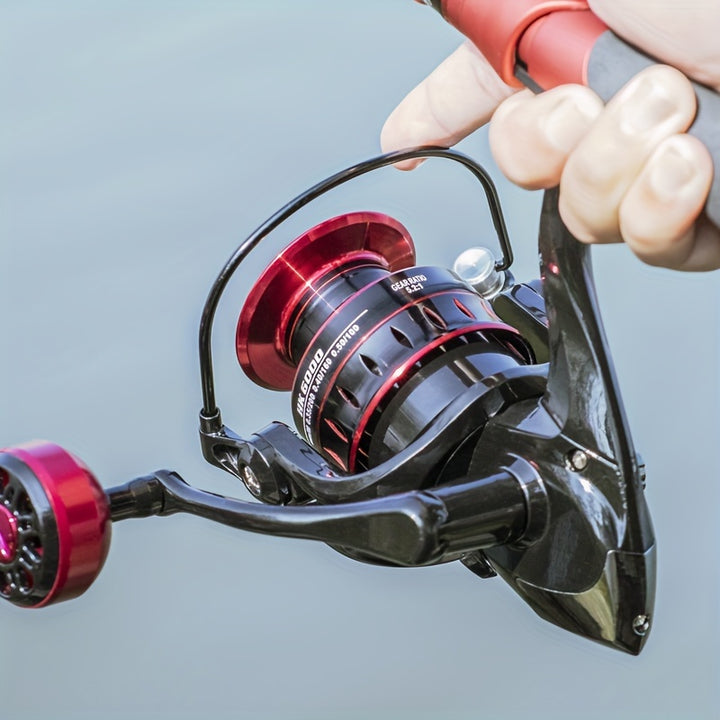 LINNHUE Stainless Steel Spinning Reel  LongDistance Casting Ambidextrous Design for Saltwater Fishing
