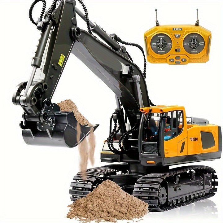 124 Alloy 9Channel Remote Control Bulldozer with Forward Backward LeftRight Turn and Sound Functions Ideal Christmas and Birthday Gift