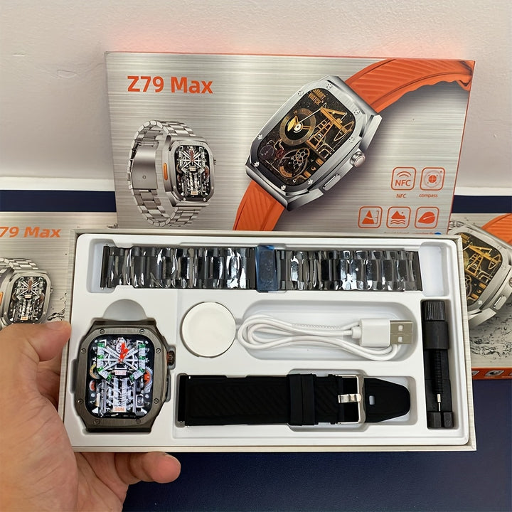 The Smart Watch Supports Wireless Callingdialling Multiple Sports Modes Health Tracker 201inch Ultraclear Large Screen And 500 Dials For You To Choose From