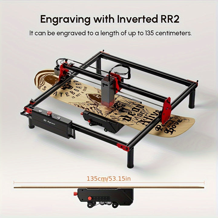 AlgoLaser 360 Rotary Roller for Laser Engraving  YAxis Module for Cylindrical Objects Compatible with Most Lasers  3D Printers Ideal for Wood Glass Leather Stone