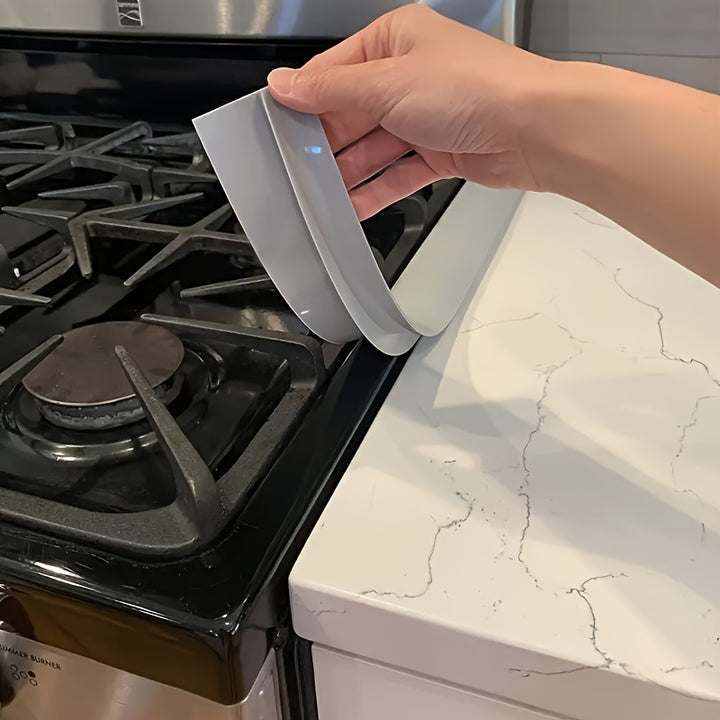 12pcs Buy 1 Get 1 Free Silicone Stove Gap Cover Kitchen Counter Gap Filler Heat Resistant Oven Gap Filler Between Kitchen Appliances Washing Machine And Stovetop Easy Clean
