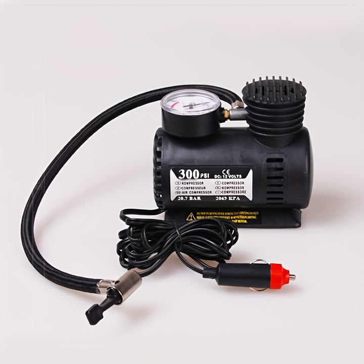 Portable Air Compressor Bicycle Tire Inflation Pump Slow Inflation Parts Repair Tool Suitable For Motorcycles Bicycles And Balls Without Battery