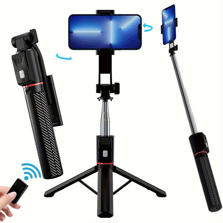 66 Phone Tripod Tripod For IPhone  Portable Selfie Stick Tripod With Remote Phone Tripod Stand For Video Recording Travel Tripod For Cell Phone Tripod Compatible With IPhone 151413Android