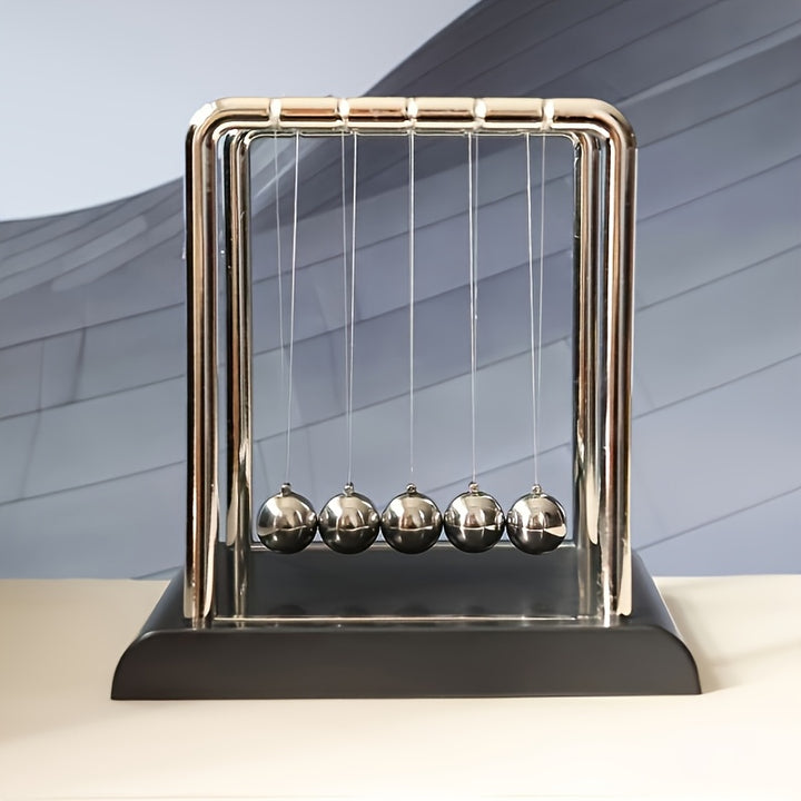 1pc Newton Swinging Ball  Creative Metal And Plastic Home Decor Suitable For Carnival Festivals Two Styles To Choose From