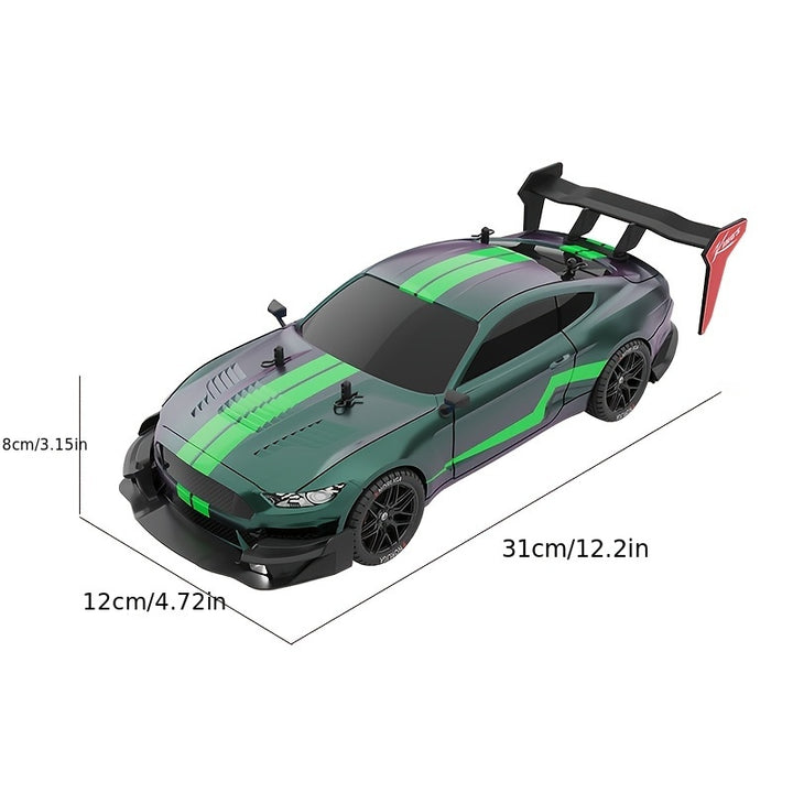 RC Drifting Car Wireless Remote 24GHz Wireless Remote 114 Scale RC Drifting Car  FourWheel Drive LED Lights USB Rechargeable 18650 Lithium Battery Plastic PVC Shell  Ideal Birthday Christmas Halloween Gift