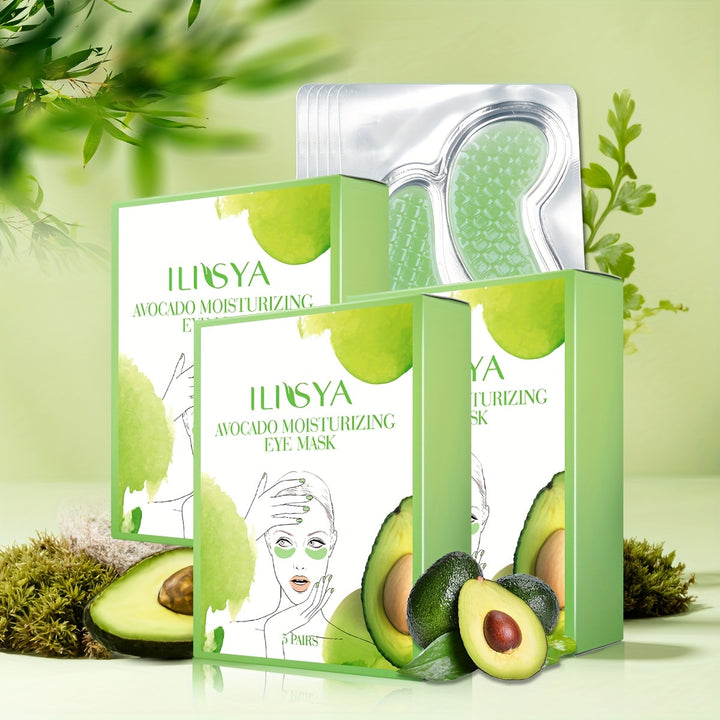 3 Boxes ILISYA Collagen Moisturizing Eye Mask Patch Eye Care Skin Care Products to Lift And Tighten Eye Skin Valentines Day Gift
