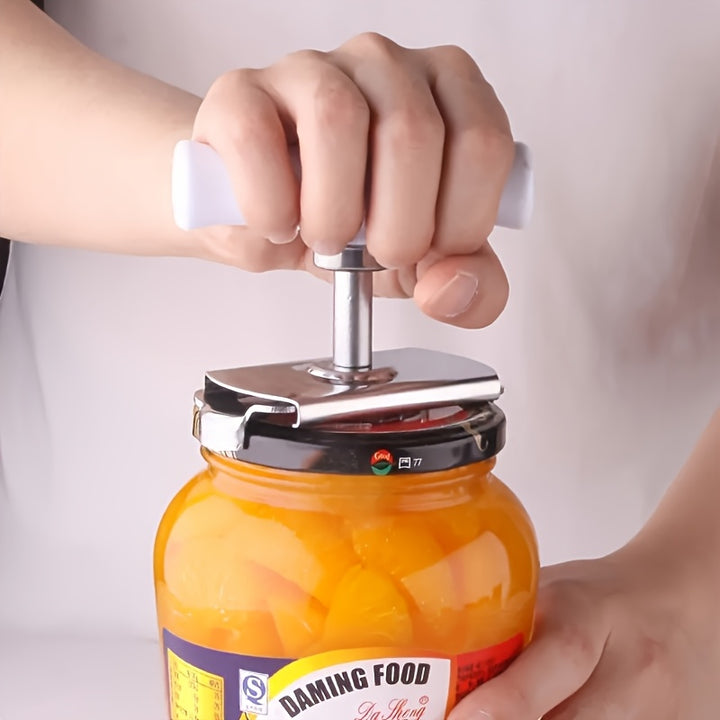 1pc Stainless Steel Can Opener Energy Saving Cap Can Opener Can Opener Kitchen Can Opener Hotel Kitchen Accessories